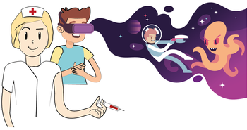 La réalité virtuelle pour faire oublier la douleur aux enfants lors des soins