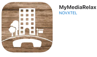 Logo Appli MyMediaRelax de Novxtel